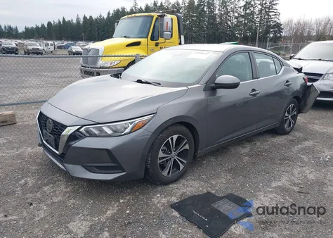 2021 Nissan Sentra Sv Xtronic Cvt из США, поврежденный, VIN 3N1AB8CVXMY270713